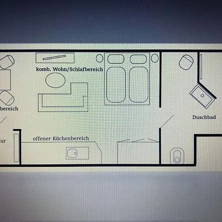 With 1 Bedroom Hébergement de vacances Kägsdorf